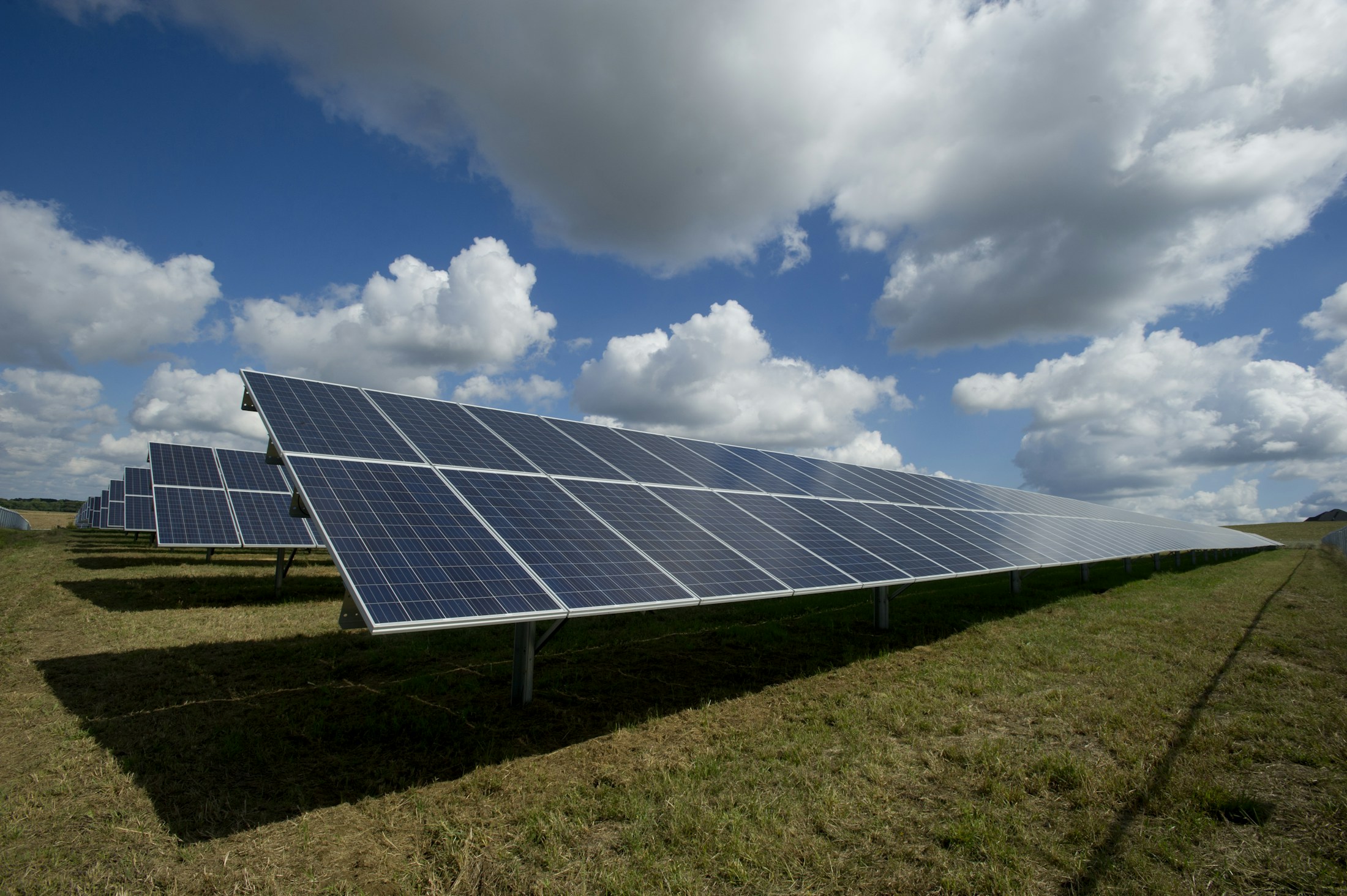 Solar panels illustrating energy asset care
